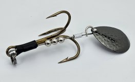 NOISEMAKER Mustad 7/0 Hammered Black Nickle NOISEMAKER Mustad 7/0 Hammered Black Nickle