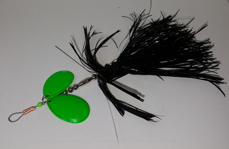 Green Machine [MM4GRN] - $14.99 : Muskie Metal Lures Flexible Bucktails,  Worlds Premium Flexible Bucktails